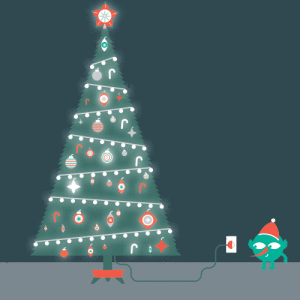 Christmas Elf Tree Lights
